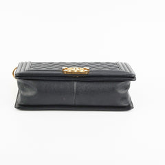 Chanel Caviar Old Medium Boy Black