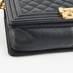 Chanel Caviar Old Medium Boy Black