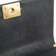 Chanel Caviar Old Medium Boy Black