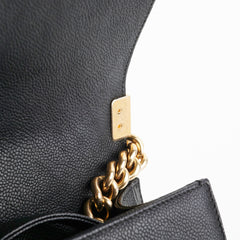 Chanel Caviar Old Medium Boy Black