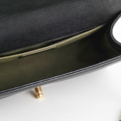 Chanel Caviar Old Medium Boy Black