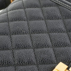 Chanel Caviar Old Medium Boy Black