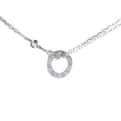 Cartier Love 2 Diamond White Gold Necklace