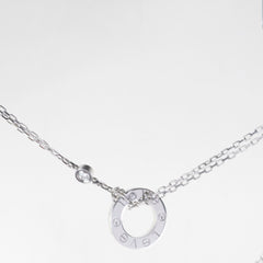 Cartier Love 2 Diamond White Gold Necklace