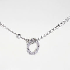 Cartier Love 2 Diamond White Gold Necklace