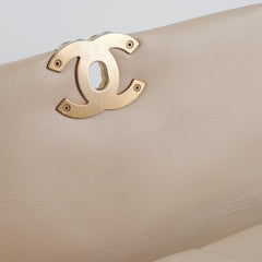 Chanel 19 Small Beige Crossbody Bag