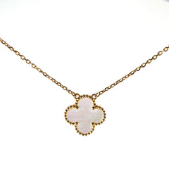 Van Cleef and Arpels VCA Vintage Alhambra Mother of Pearl MOP Necklace