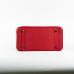 ITEM 34 - Hermes Birkin 30 Rouge Casaque R Square