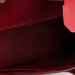 ITEM 34 - Hermes Birkin 30 Rouge Casaque R Square