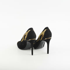 Louis Vuitton Black/Gold Heels Size 37