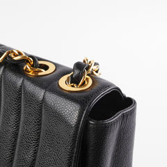 ITEM 33 - Chanel Vintage Caviar Jumbo Black