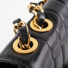 ITEM 33 - Chanel Vintage Caviar Jumbo Black