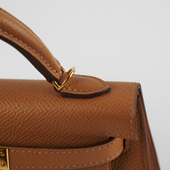 HOLD Hermes Special Order Mini Kelly 2 Biscuit Verso - U stamp