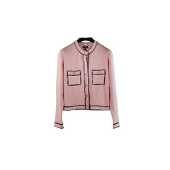 Chanel Pink Cashmere Cardigan Size EURO 38/ AU 10