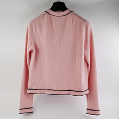 Chanel Pink Cashmere Cardigan Size EURO 38/ AU 10