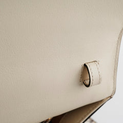 Gucci Snakeskin Embroidered Medium Osiride Top Handle White