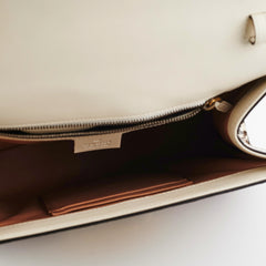 Gucci Snakeskin Embroidered Medium Osiride Top Handle White