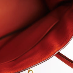 Hermes Birkin 35 Clemence Orange O Square Stamp