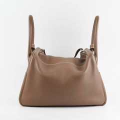 Hermes Lindy 34 Togo Etoupe Square K Stamp (2007)