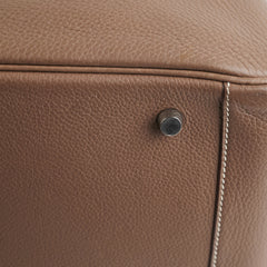 Hermes Lindy 34 Togo Etoupe Square K Stamp (2007)