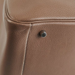 Hermes Lindy 34 Togo Etoupe Square K Stamp (2007)