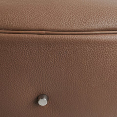 Hermes Lindy 34 Togo Etoupe Square K Stamp (2007)