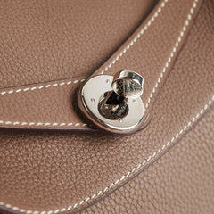 Hermes Lindy 34 Togo Etoupe Square K Stamp (2007)