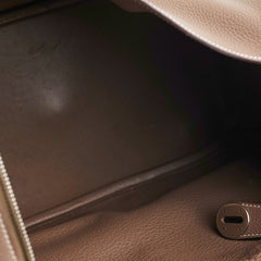 Hermes Lindy 34 Togo Etoupe Square K Stamp (2007)