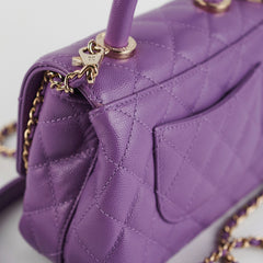 ITEM 9 - Chanel Mini Coco Handle Purple