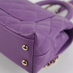 ITEM 9 - Chanel Mini Coco Handle Purple