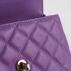 ITEM 9 - Chanel Mini Coco Handle Purple