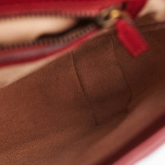 Gucci Small Marmont Red/Black Shoulder Bag