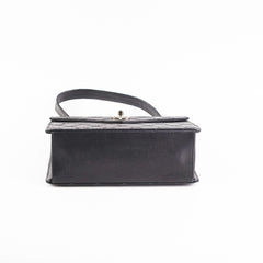 ITEM 31 - Chanel Vintage Square Black Top Handle Bag