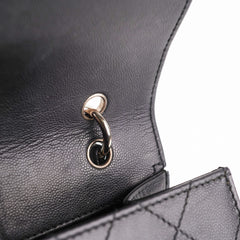 ITEM 31 - Chanel Vintage Square Black Top Handle Bag