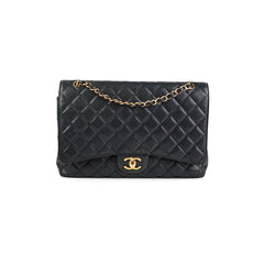 Chanel Maxi Jumbo Double Flap Black Caviar