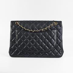 Chanel Maxi Jumbo Double Flap Black Caviar