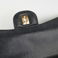 Chanel Maxi Jumbo Double Flap Black Caviar