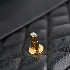 Chanel Maxi Jumbo Double Flap Black Caviar