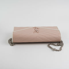 Saint Laurent Envelope Pink Wallet On Chain WOC