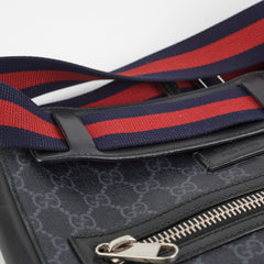Gucci Black Messenger Monogram Shoulder Bag