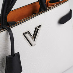 Louis Vuitton White Epi Twist Tote