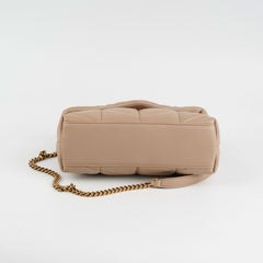 Saint Laurent Toy Puffer Beige
