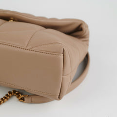 Saint Laurent Toy Puffer Beige