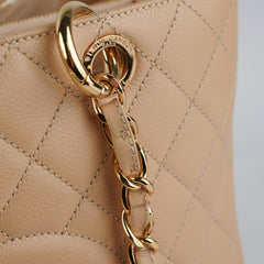 Chanel GST Grand Shopping Tote Beige Clair Caviar