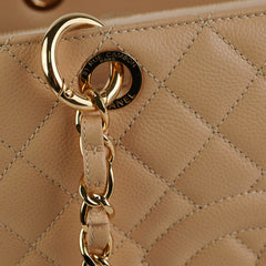 Chanel GST Grand Shopping Tote Beige Clair Caviar