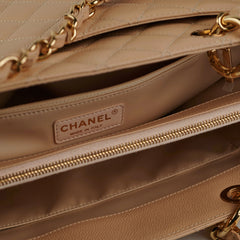 Chanel GST Grand Shopping Tote Beige Clair Caviar