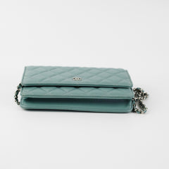 Chanel Wallet on Chain WOC Caviar Blue