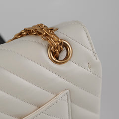 Chanel chevron Reissue Mini White