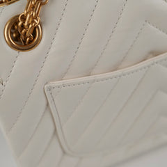 Chanel chevron Reissue Mini White