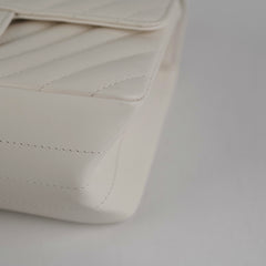 Chanel chevron Reissue Mini White